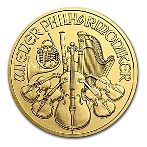 2015 1/25 oz Austrian Gold Philharmonic Bullion Coin