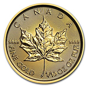 Canadian Gold Maple 2017 - 1/10 oz Canadian Gold Maple 2017 - 1/10 oz