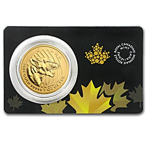 Canadian Gold Growling Cougar 2015 - 1 oz