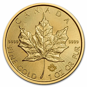 2022 1 oz Canadian Gold Maple Leaf Bullion Coin