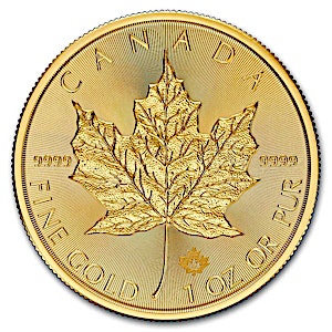 2025 1 oz Canadian Gold Maple Leaf Bullion Coin