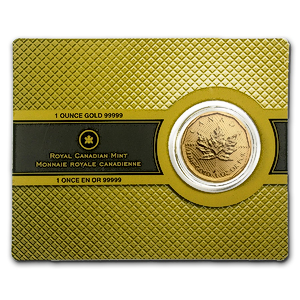 2009 1 oz Canadian Gold Maple Leaf Bullion Coin - .99999 Purity