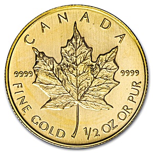 Canadian Gold Maple 2008 - 1/2 oz Canadian Gold Maple 2008 - 1/2 oz