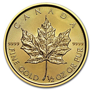 Canadian Gold Maple 2018 - 1/2 oz Canadian Gold Maple 2018 - 1/2 oz