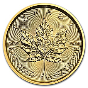 Canadian Gold Maple 2018 - 1/4 oz Canadian Gold Maple 2018 - 1/4 oz
