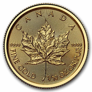 2026 1/10 oz Canadian Gold Maple Leaf Bullion Coin