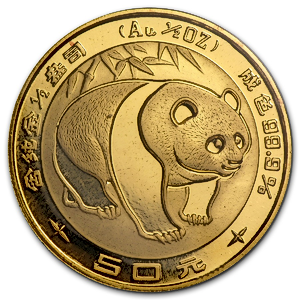 1983 1/2 oz Chinese Gold Panda Bullion Coin
