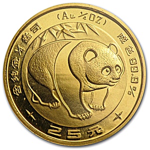 1983 1/4 oz Chinese Gold Panda Bullion Coin