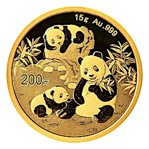 2025 15 Gram Chinese Gold Panda Bullion Coin