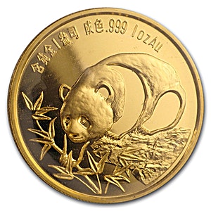 1987 Chinese Gold Panda Proof Bullion Coin - New Orleans Sino Friendship