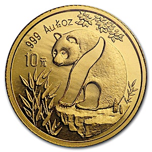 1993 1/10 oz Chinese Gold Panda Bullion Coin
