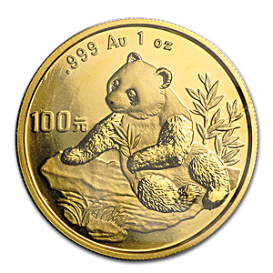 1998 1 oz Chinese Gold Panda Bullion Coin