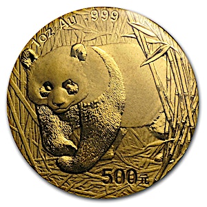 Buy 2001 1 oz Chinese Gold Panda Bullion Coin