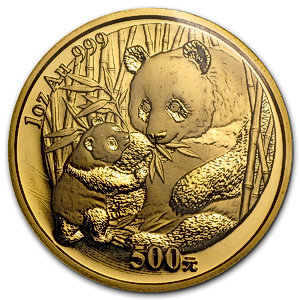 2005 1 oz Chinese Gold Panda Bullion Coin