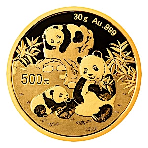 2025 30 Gram Chinese Gold Panda Bullion Coin