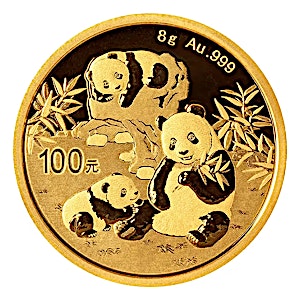 2025 8 Gram Chinese Gold Panda Bullion Coin