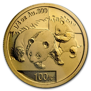 2008 1/4 oz Chinese Gold Panda Bullion Coin