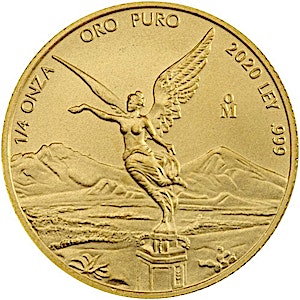 2020 1/4 oz Mexican Gold Libertad Bullion Coin