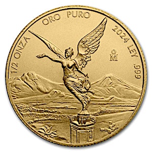 2024 1/2 oz Mexican Gold Libertad Bullion Coin