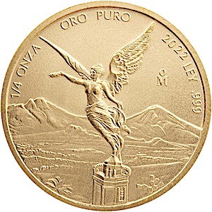 2022 1/4 oz Mexican Gold Libertad Bullion Coin