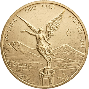 2022 1/4 oz Mexican Gold Libertad Bullion Coin