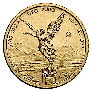 2024 1/10 oz Mexican Gold Libertad Bullion Coin