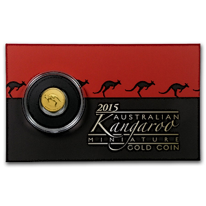 2015 0.5 Gram Australian Gold Kangaroo Nugget Bullion Coin