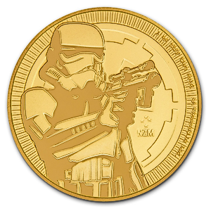 2018 1 oz Niue Gold Stormtrooper Coin