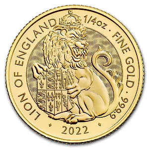 2022 1/4 oz United Kingdom Tudor Beasts 