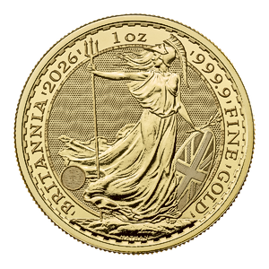 2026 1 oz United Kingdom Gold Britannia Bullion Coin