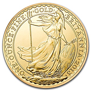 United Kingdom Gold Britannia 2013 - 1 oz United Kingdom Gold Britannia 2013 - 1 oz