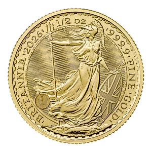 2026 1/2 oz United Kingdom Gold Britannia Bullion Coin