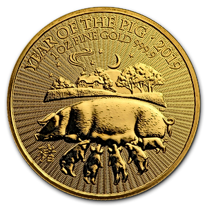 2019 1 oz United Kingdom Lunar Series 