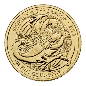 2025 1 oz United Kingdom Myths & Legends 