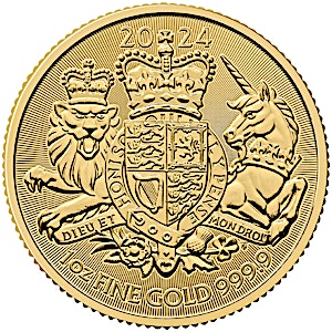 2024 1 oz United Kingdom Royal Arms Gold Bullion Coin