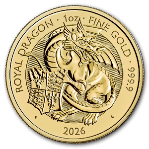 2026 1 oz United Kingdom Tudor Beasts 