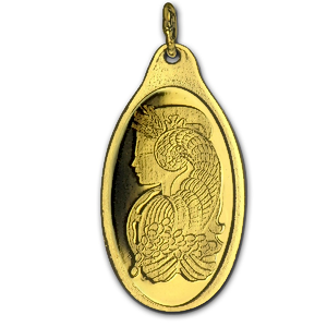 1 Gram PAMP Gold Bullion Pendant (Pre-Owned in Good Condition)