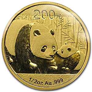 Chinese Gold Panda 2011 - 1/2 oz Chinese Gold Panda 2011 - 1/2 oz