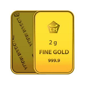 2 Gram Logam Mulia Gold Bullion Bar