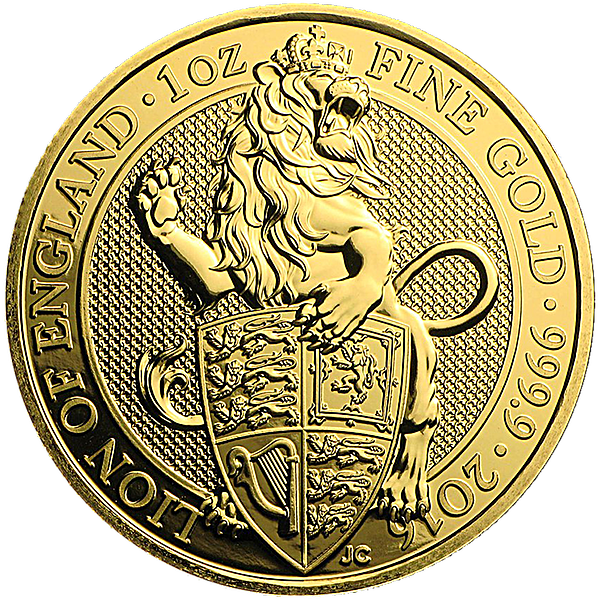 United Kingdom Gold Queen's Beast 2016 - Lion - 1 oz United Kingdom Gold Queen's Beast 2016 - Lion - 1 oz