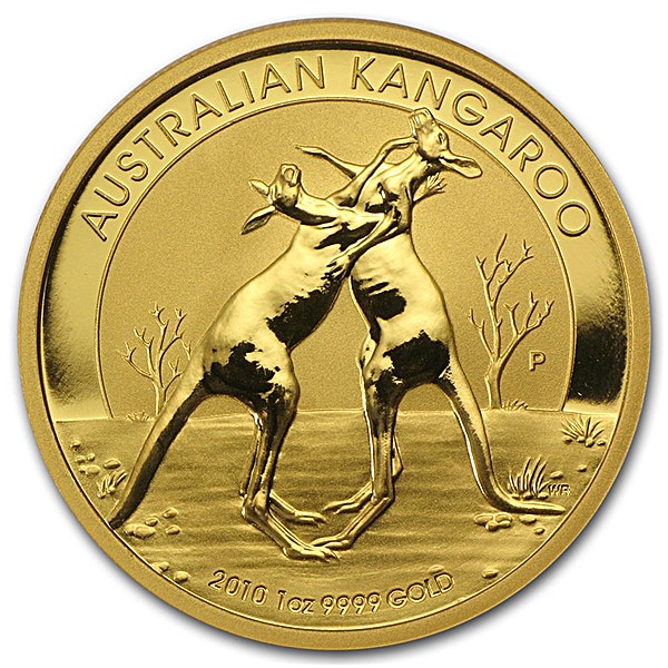 Australian Gold Kangaroo Nugget Various Years - 1 oz Australian Gold Kangaroo Nugget Various Years - 1 oz