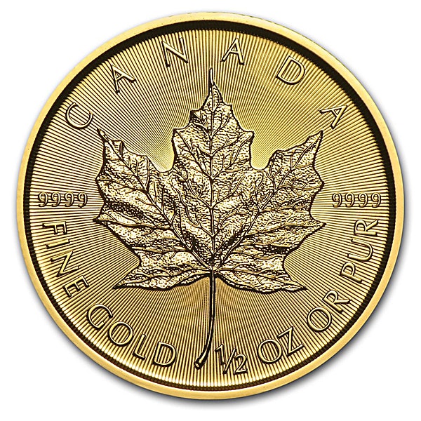 Canadian Gold Maple 2017 - 1/2 oz Canadian Gold Maple 2017 - 1/2 oz