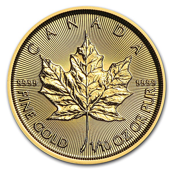 Canadian Gold Maple 2017 - 1/10 oz Canadian Gold Maple 2017 - 1/10 oz