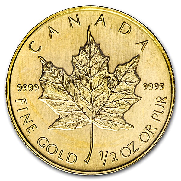 Canadian Gold Maple 2008 - 1/2 oz Canadian Gold Maple 2008 - 1/2 oz
