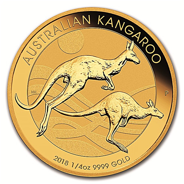 Australian Gold Kangaroo Nugget 2018 - 1/4 oz Australian Gold Kangaroo Nugget 2018 - 1/4 oz