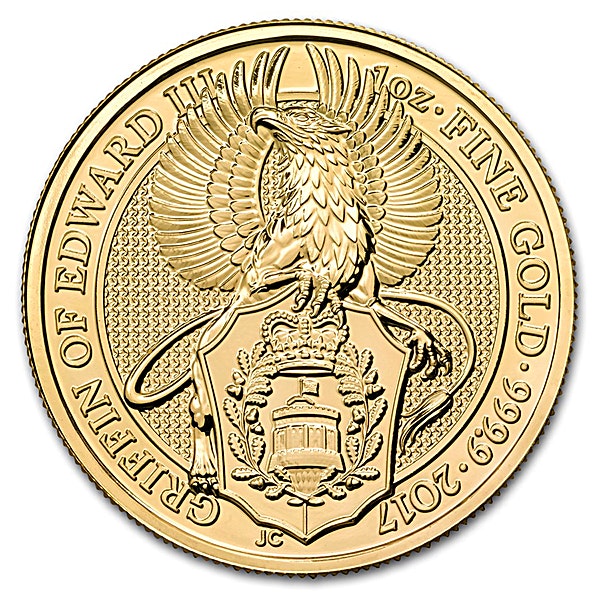 United Kingdom Gold Queen's Beast 2017 - Griffin - 1 oz United Kingdom Gold Queen's Beast 2017 - Griffin - 1 oz