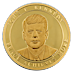 2001 1 oz Order of Malta Gold Champions of Peace Series Coin - John F. Kennedy thumbnail