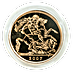 2007 36.62 Gram United Kingdom Gold Five Pound Bullion Coin - Brilliant Uncirculated thumbnail