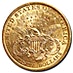 1899 $20 St. Gaudens Gold Double Eagle thumbnail