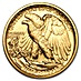 2016 1/2 oz American Gold Walking Liberty Half Dollar Centennial Coin (Pre-Owned in Good Condition) thumbnail